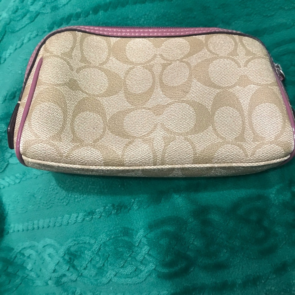Coach makeup bag